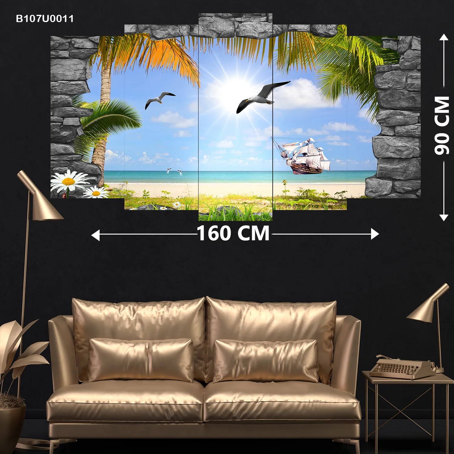 لوحات خماسية مدرج قياس كبير