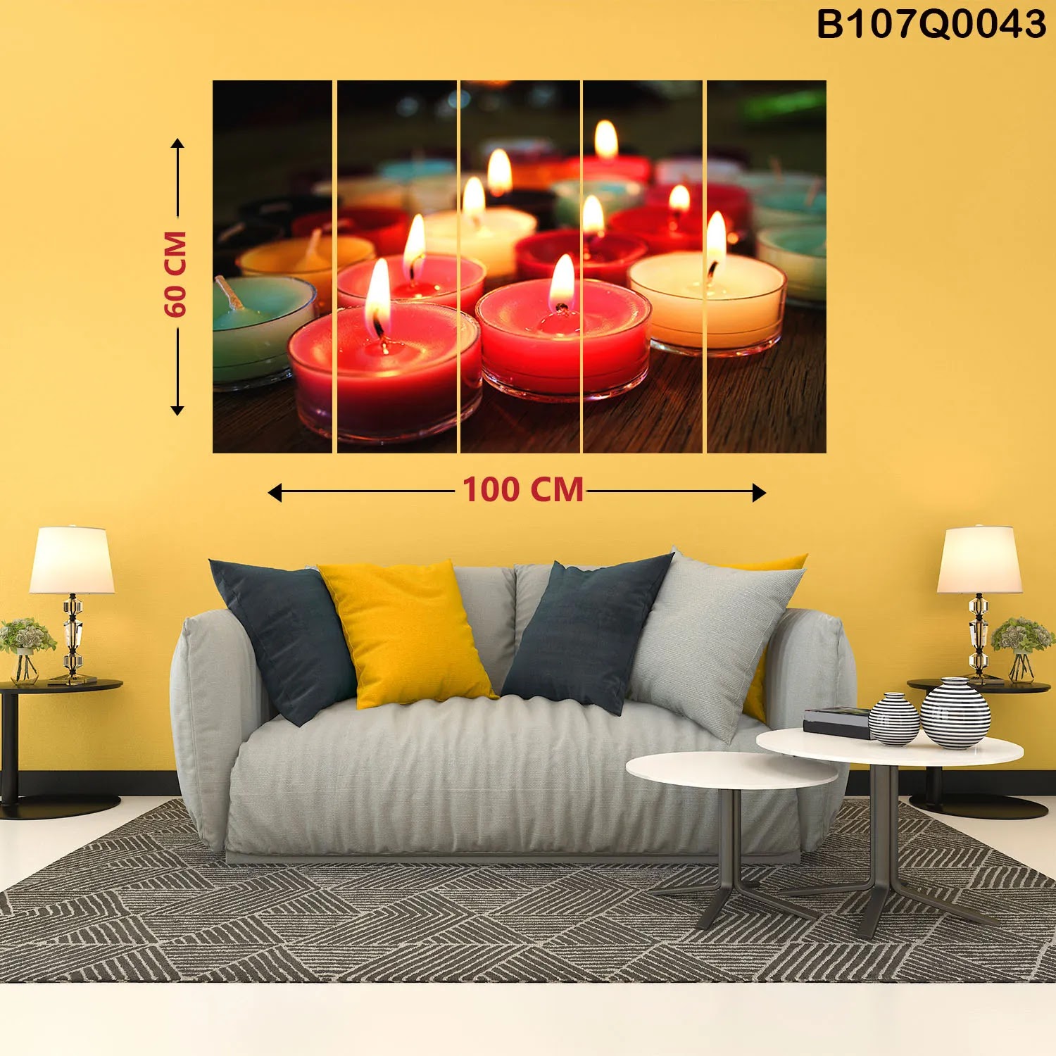 لوحات خمس قطع كاملة