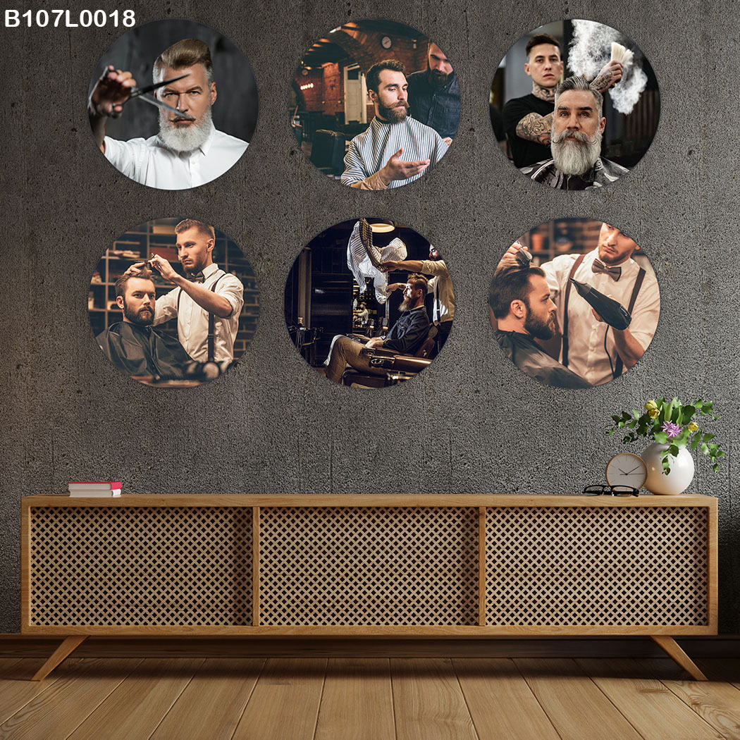 لوحة 6 قطع دائرة