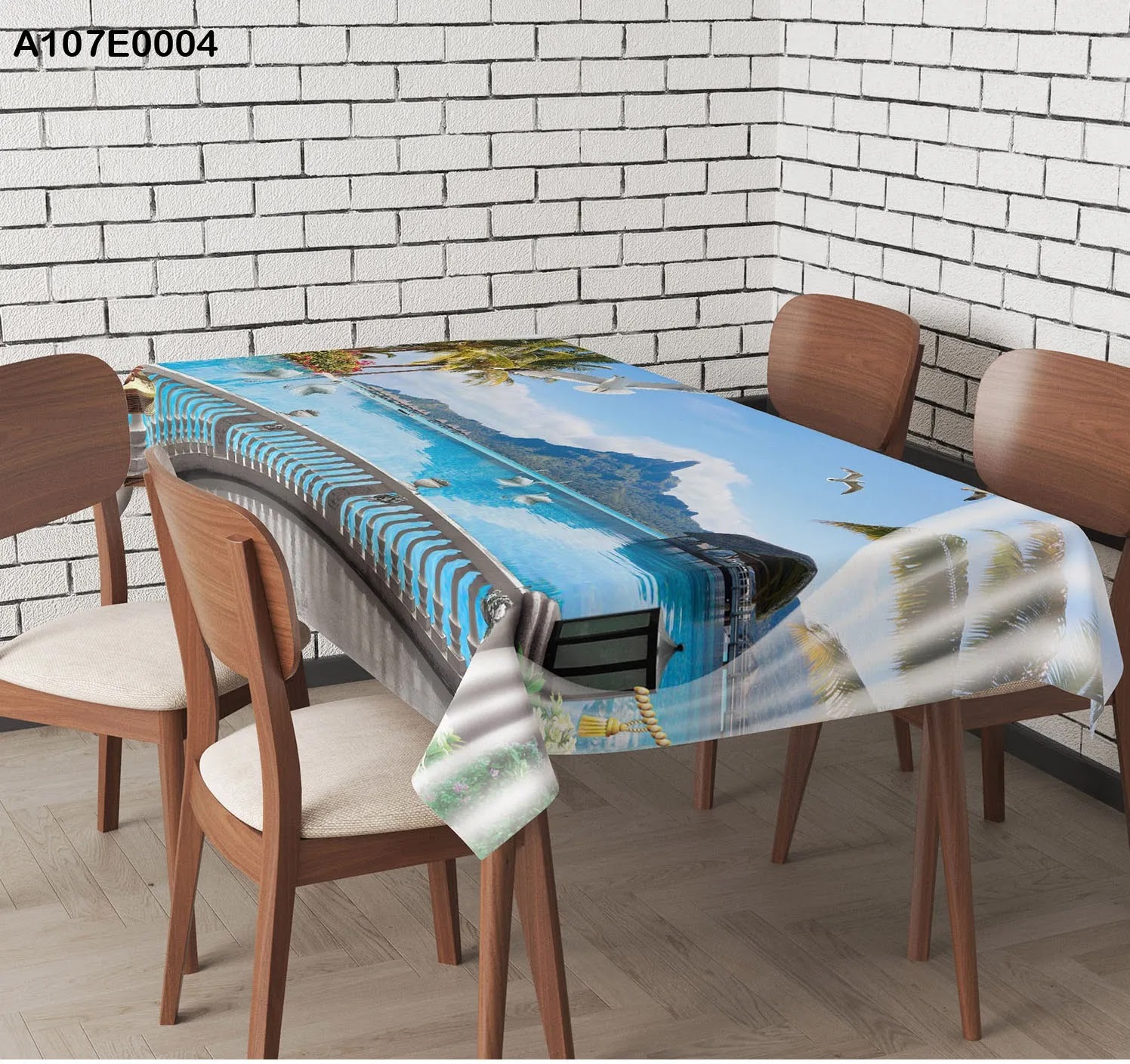 مفرش طاولة طباعة