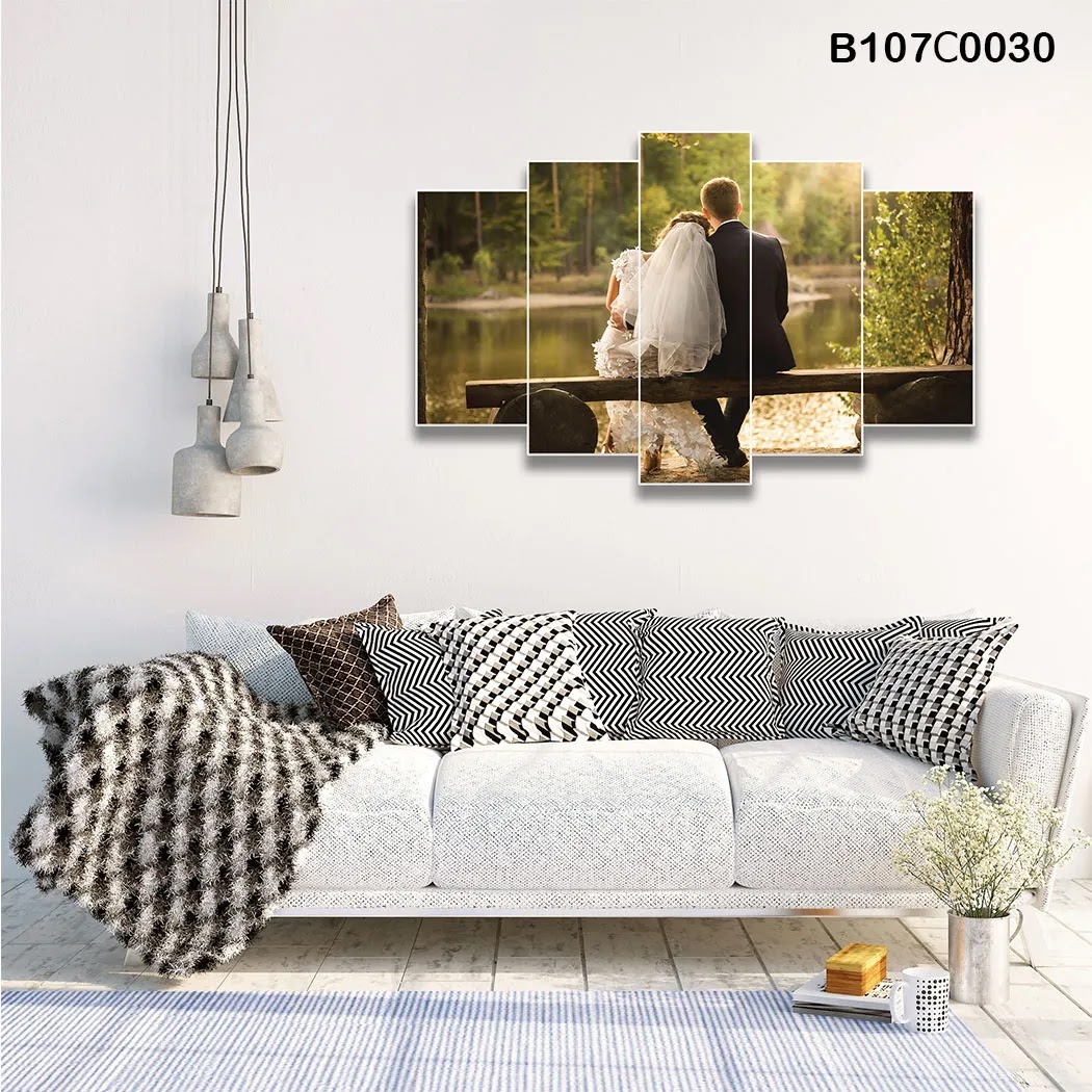 لوحة خماسية مدرجة