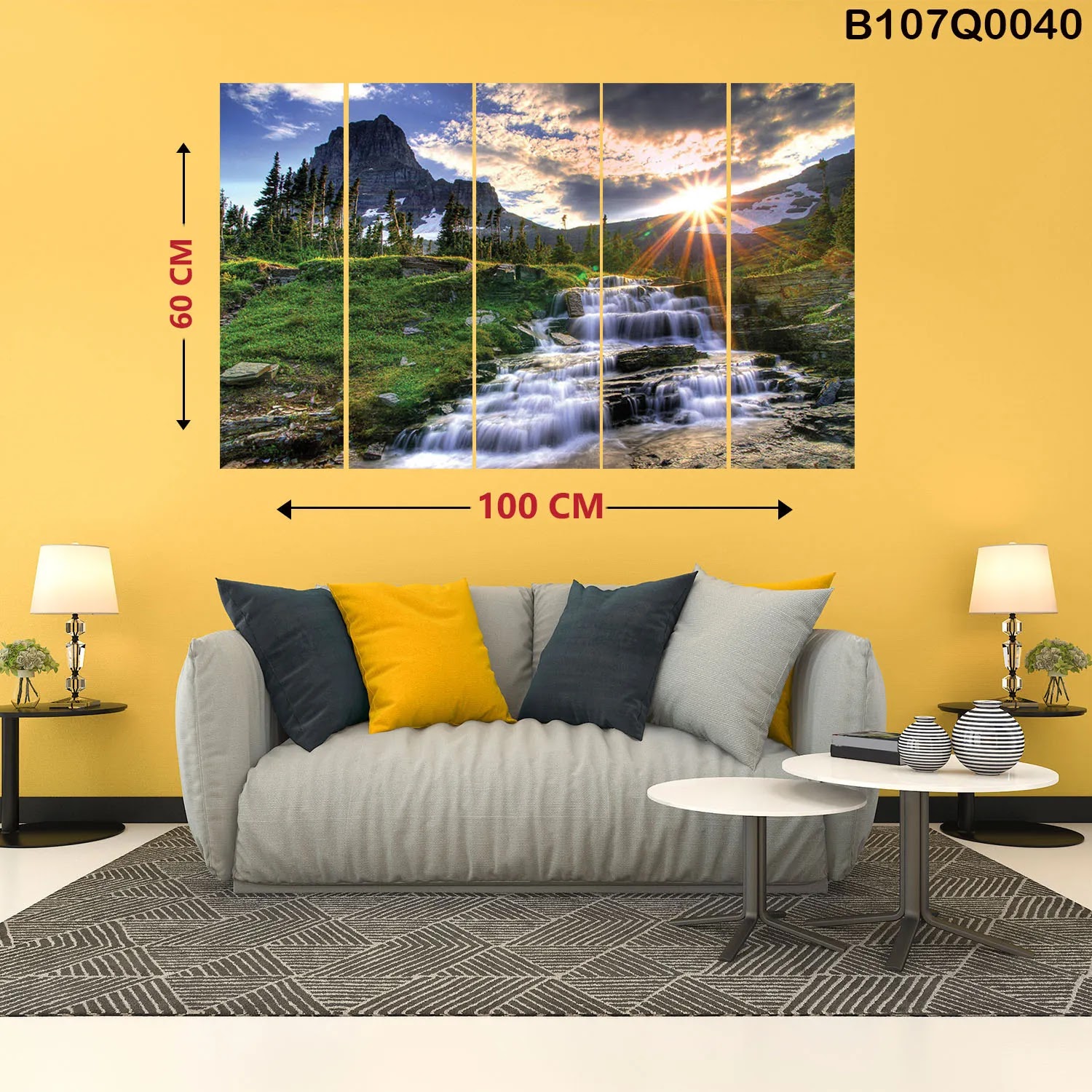 لوحات خمس قطع كاملة