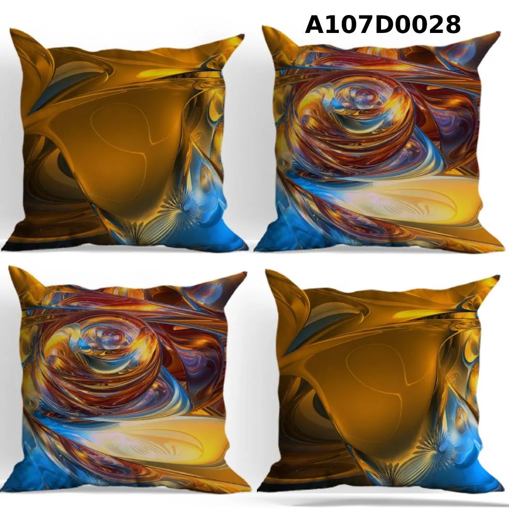 طقم أغطية وسائد 4 قطع  بتصاميم مميزة