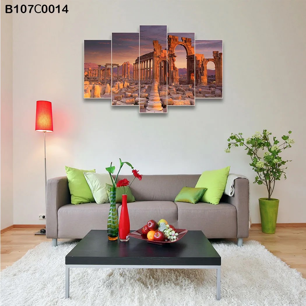 لوحة خماسية مدرجة