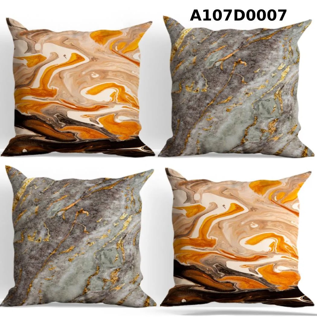 طقم أغطية وسائد 4 قطع  بتصاميم مميزة