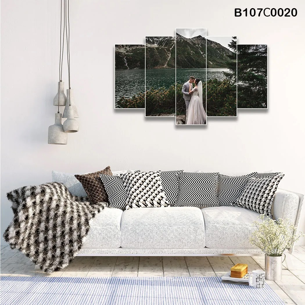 لوحة خماسية مدرجة