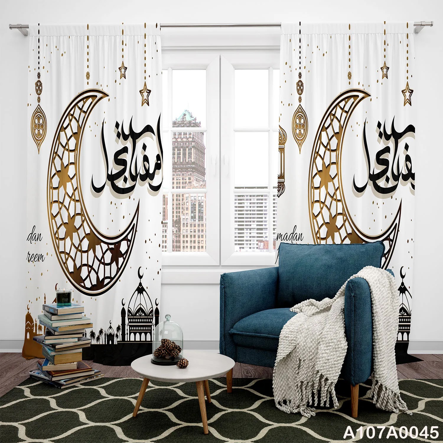 ستائر طباعة طرفين