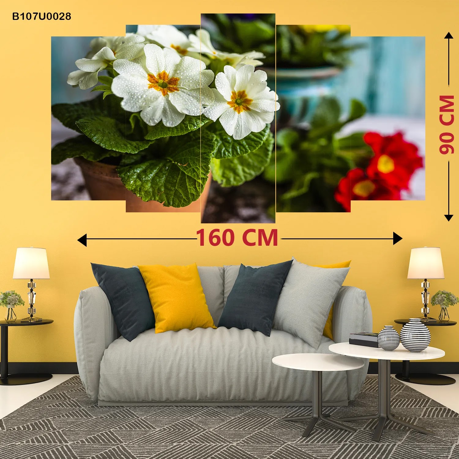 لوحات خماسية مدرج قياس كبير