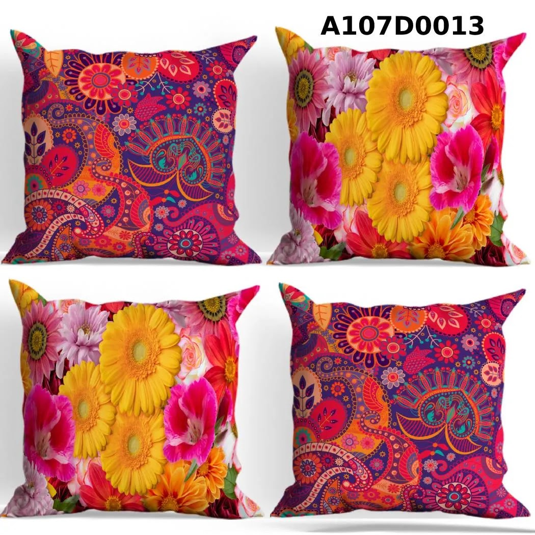 طقم أغطية وسائد 4 قطع  بتصاميم مميزة