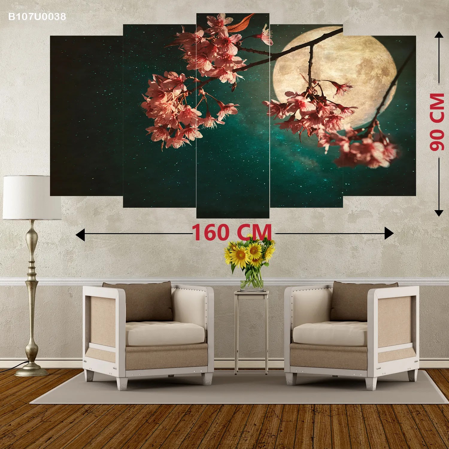 لوحات خماسية مدرج قياس كبير