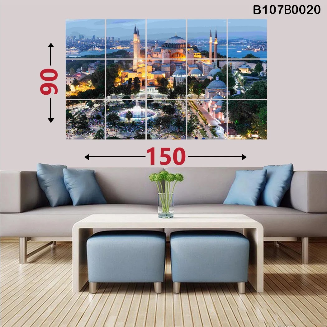 لوحة جدارية 15 قطعة