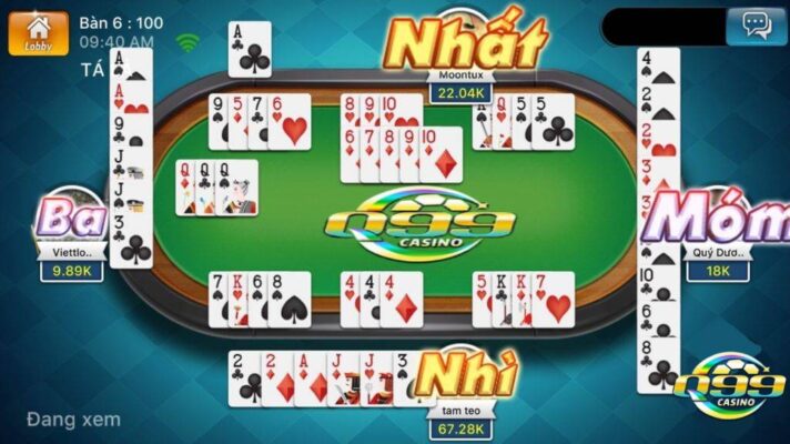 Luật và quy tắc khi chơi game bài Phỏm online Q99