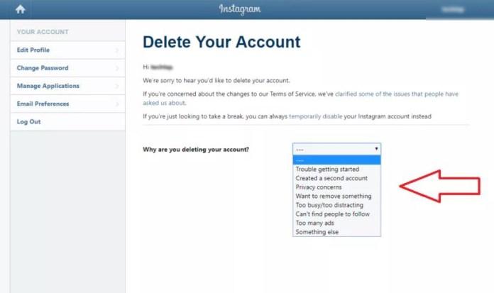 How to Delete Your Instagram Account Permanently or Disable it Temporarily  - Techniq World