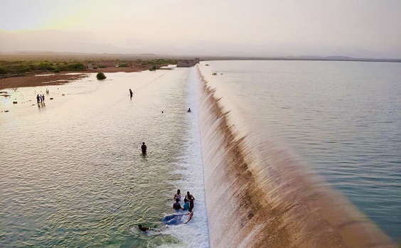 Hub Dam in Pakistan