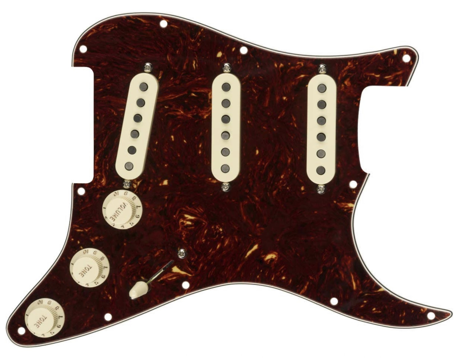 Fender Tex Mex Loaded Strat Pickguard.