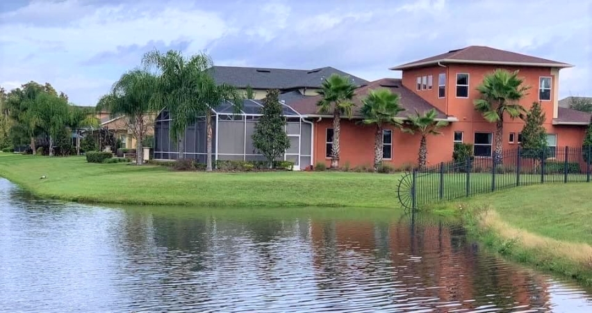 home on the water in Brandon, FL