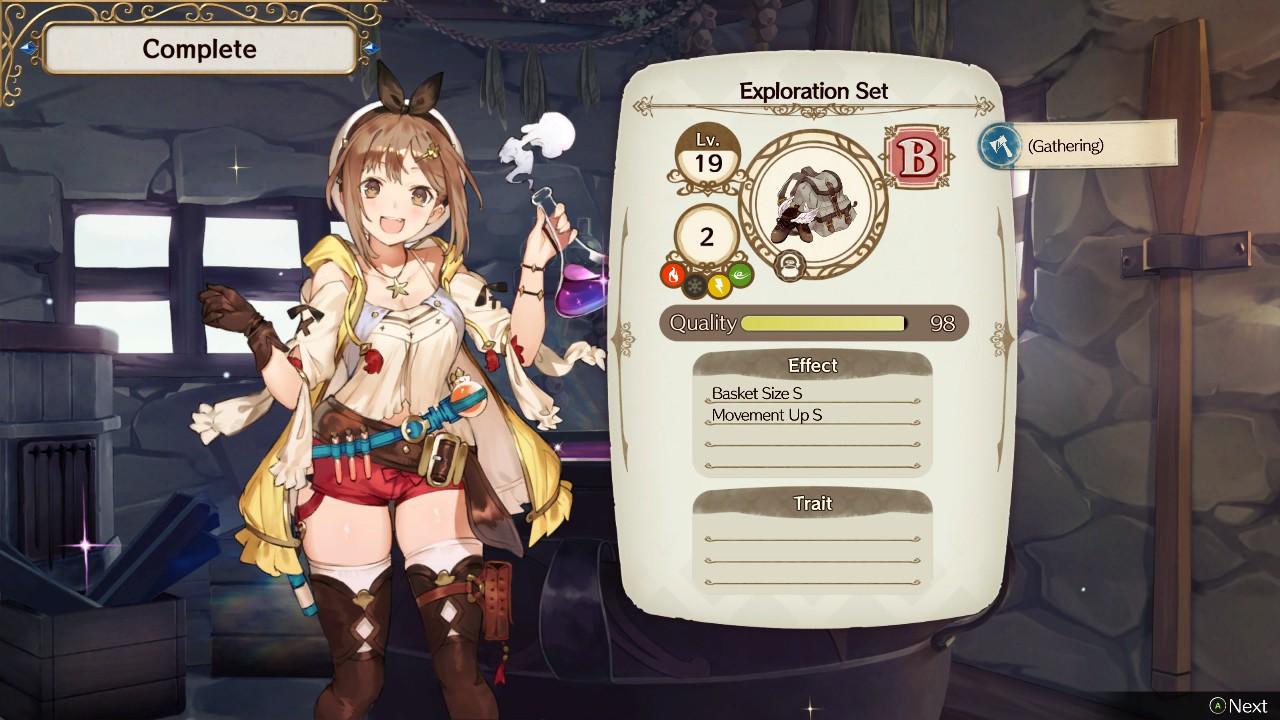 Synthesizing an incomplete Exploration Set. | Atelier Ryza: Ever Darkness & the Secret Hideout