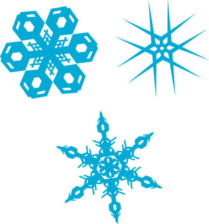 Free vector graphic: Snowflakes, Crystals, Winter, Cold - Free ...
