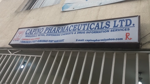 Capino Pharmaceuticals Ltd., 3 Rumuokoro Street, Rumuola, Port Harcourt, Nigeria, Pharmacy, state Rivers