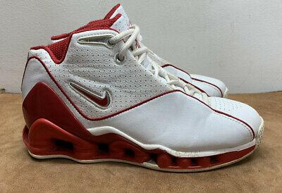 Nike Shox VC 2 Vince Carter White Red Metallic Silver Kids Sz 6 Y | eBay