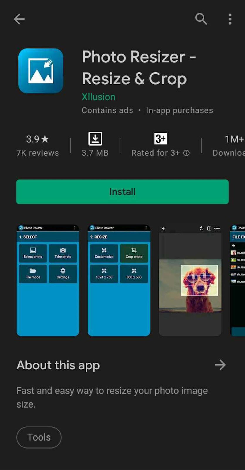 Photo resizer is a great app that can help you change the resolution of a photo on Android. 
