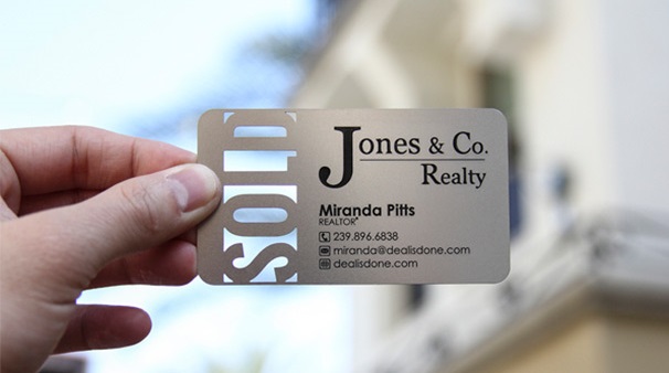 real estate marketing ideas business card