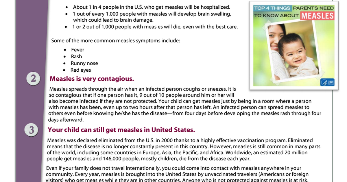 CDC Measles- Top 4 facts for parents.pdf