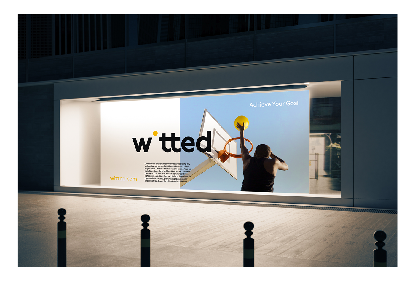 Branding and visual identity artifact from the Witted Branding: Fusion of Functionality and Visual Appeal article on Abduzeedo