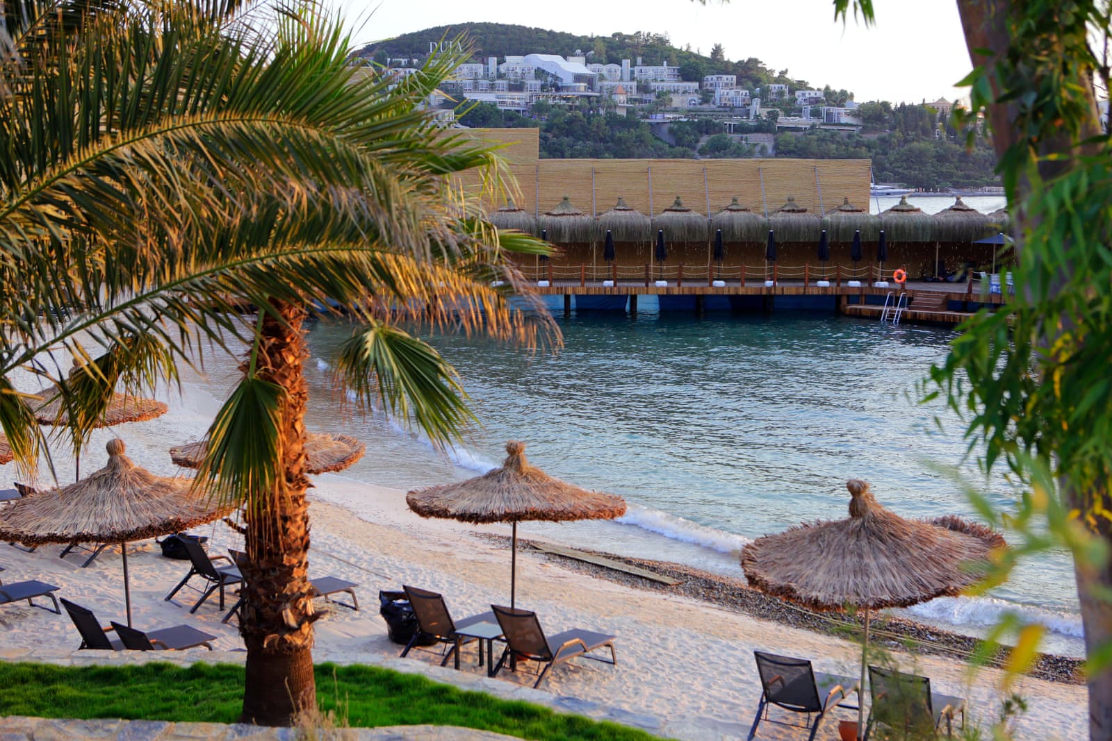 Plage réservée aux femmes à l'Oba Hotel