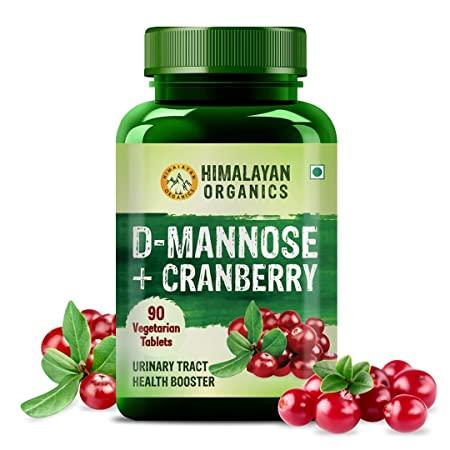 Himalayan Organics D-MANNOSE + CRANBERRY Antioxidant Rich Supplement for  Kidney Health | Useful for Bladder Infections & UTI | For Mens And Womens-  90 Tablets : Amazon.in: Toys & Games