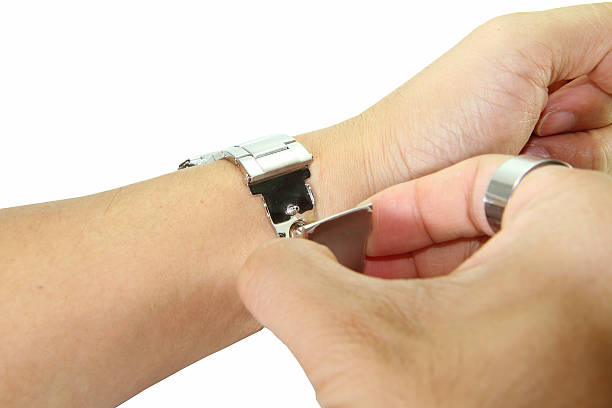 Picture 1: Taking off a wristwatch 