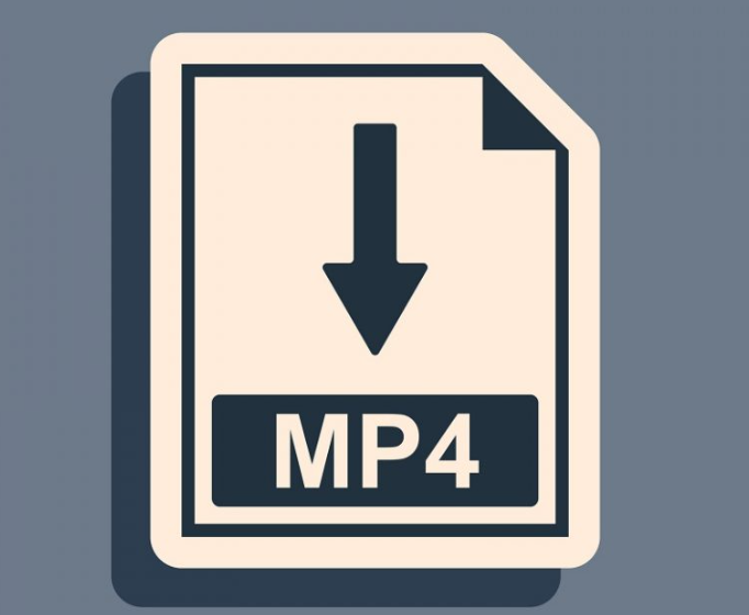 MP4 Video File Logo
