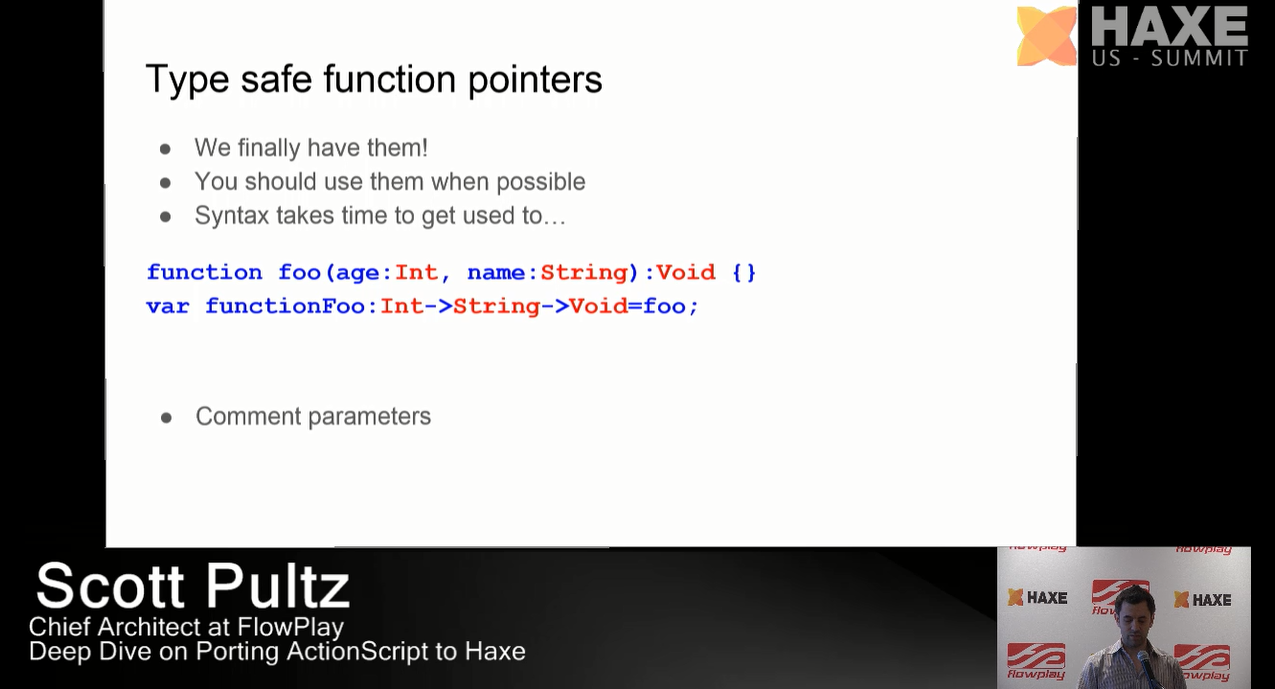 Type safe function pointers