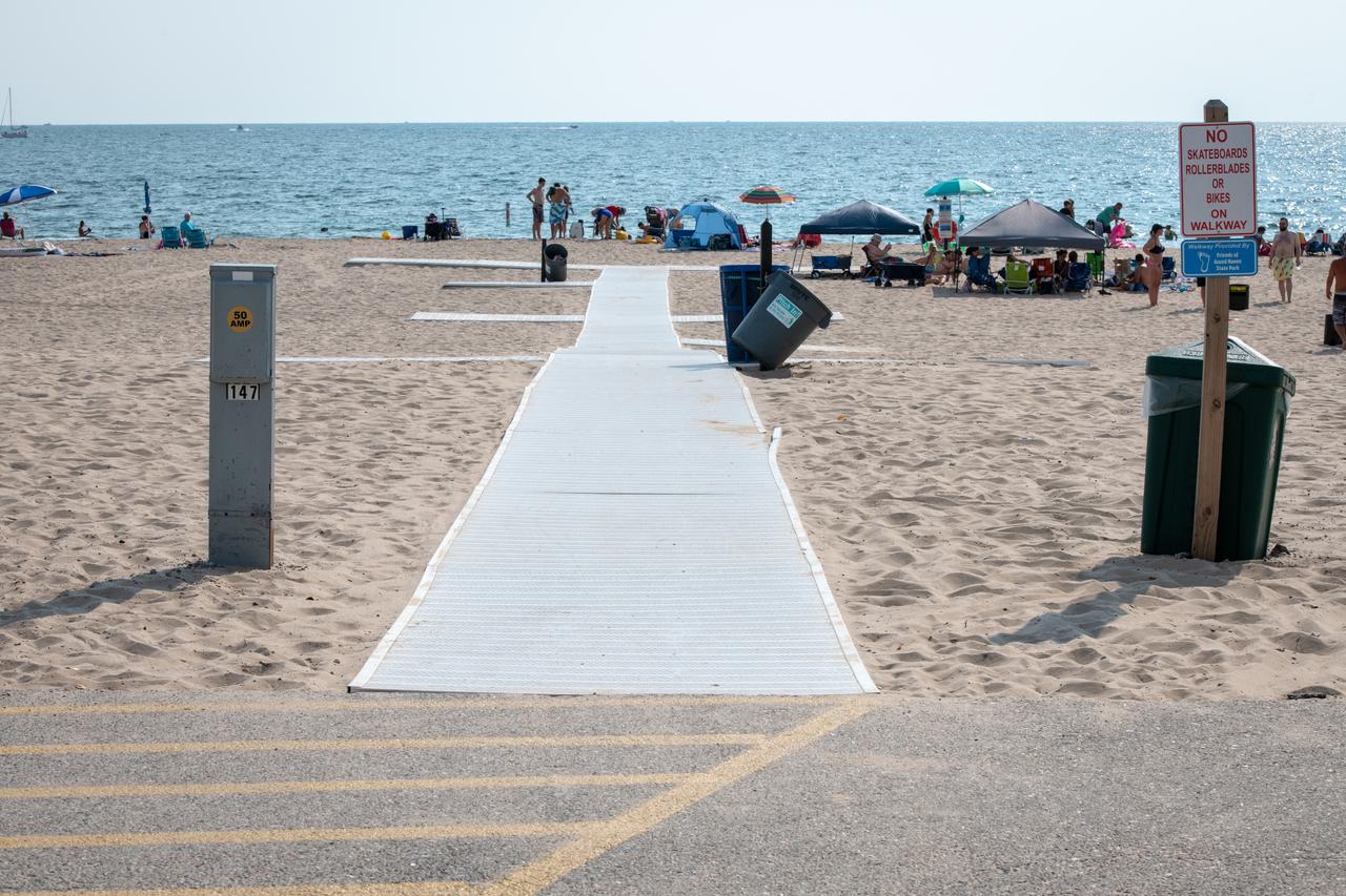 Grand Have State Park ADA Walkway to Beach - Courtesy State of Michigan