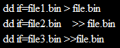 Combine Binary Files