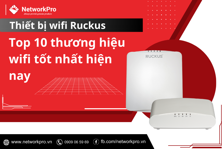 WiFi Ruckus - Top 10 thương hiệu wifi tốt nhất hiện nay