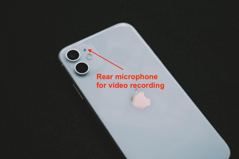 where is the microphone on iphone 11 - rear camera