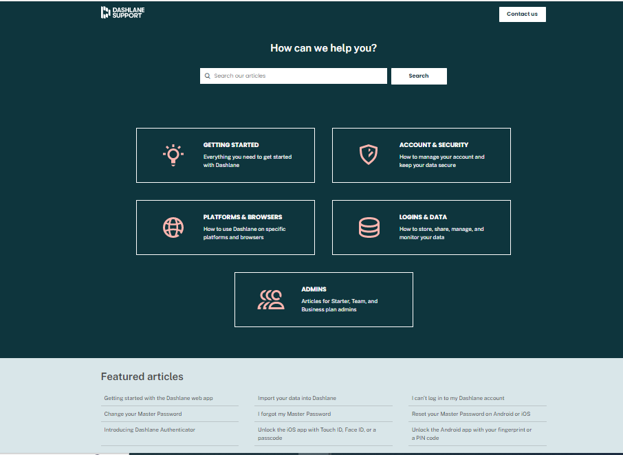 Dashlane Online Resource 