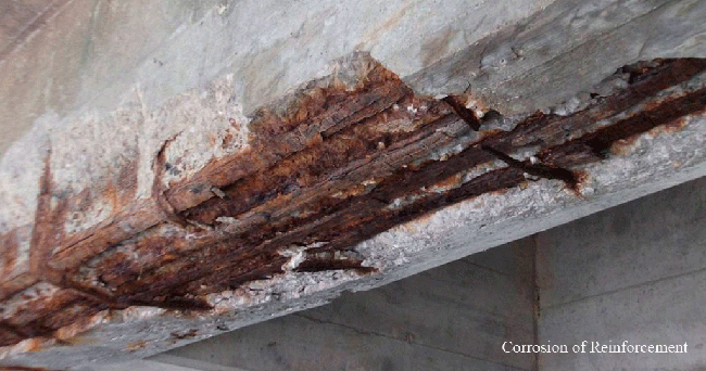 Corrosion of Reinforced Concrete Structure Due to Chemical Attacks