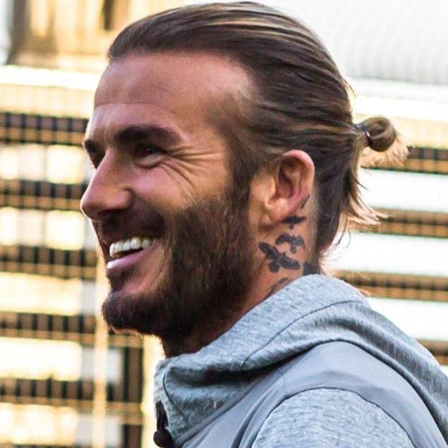 David Beckham Got a Neck Tattoo of Birds of Prey | Men's Health