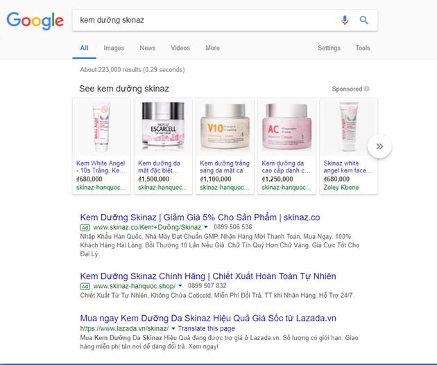 Google shoping 