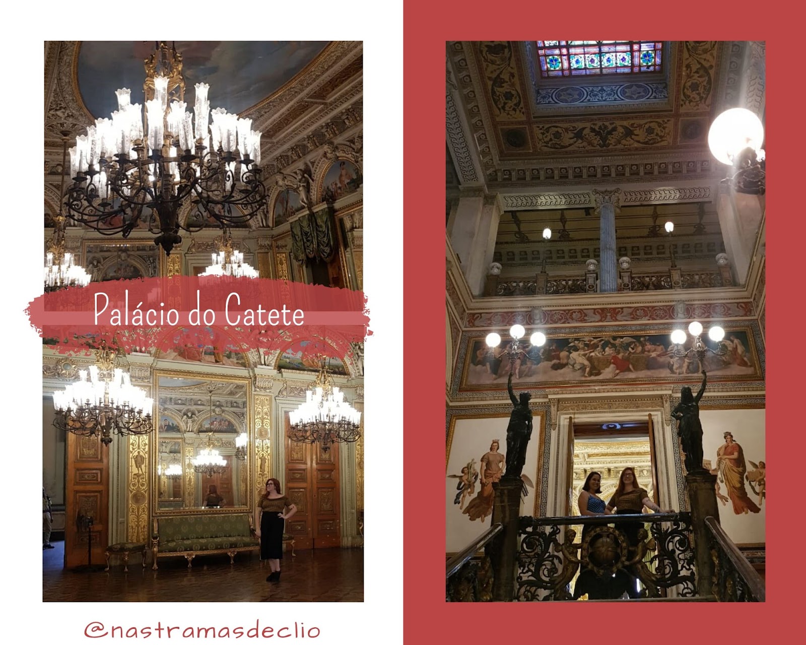 Fotografias do interior do Palácio do Catete.
