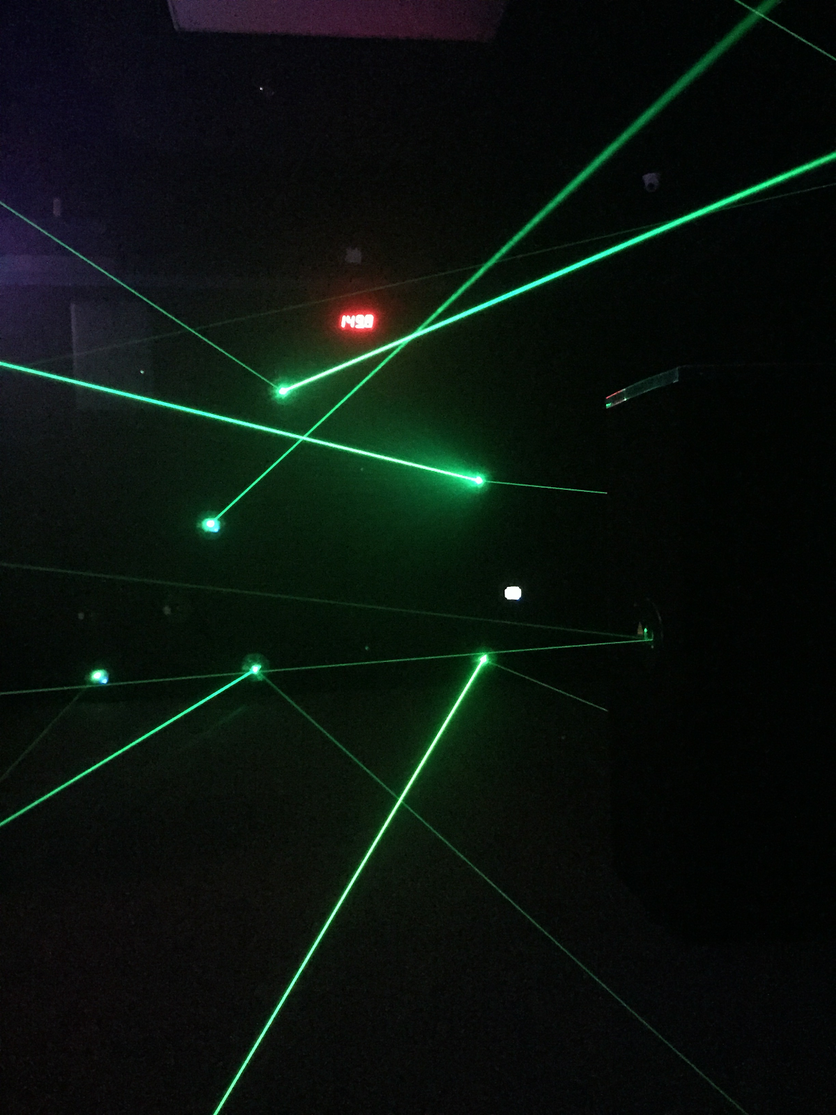 Se défier lors d'une partie de laser game