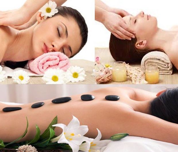 Trải nghiệm đá massage tại YB Spa