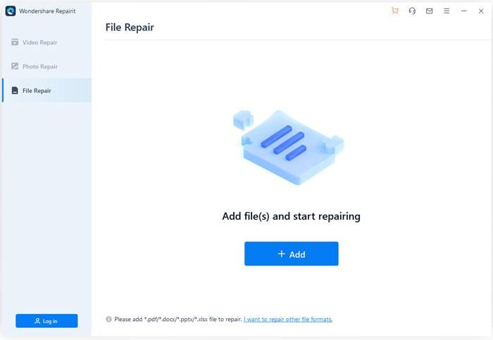 repairit file repair load files