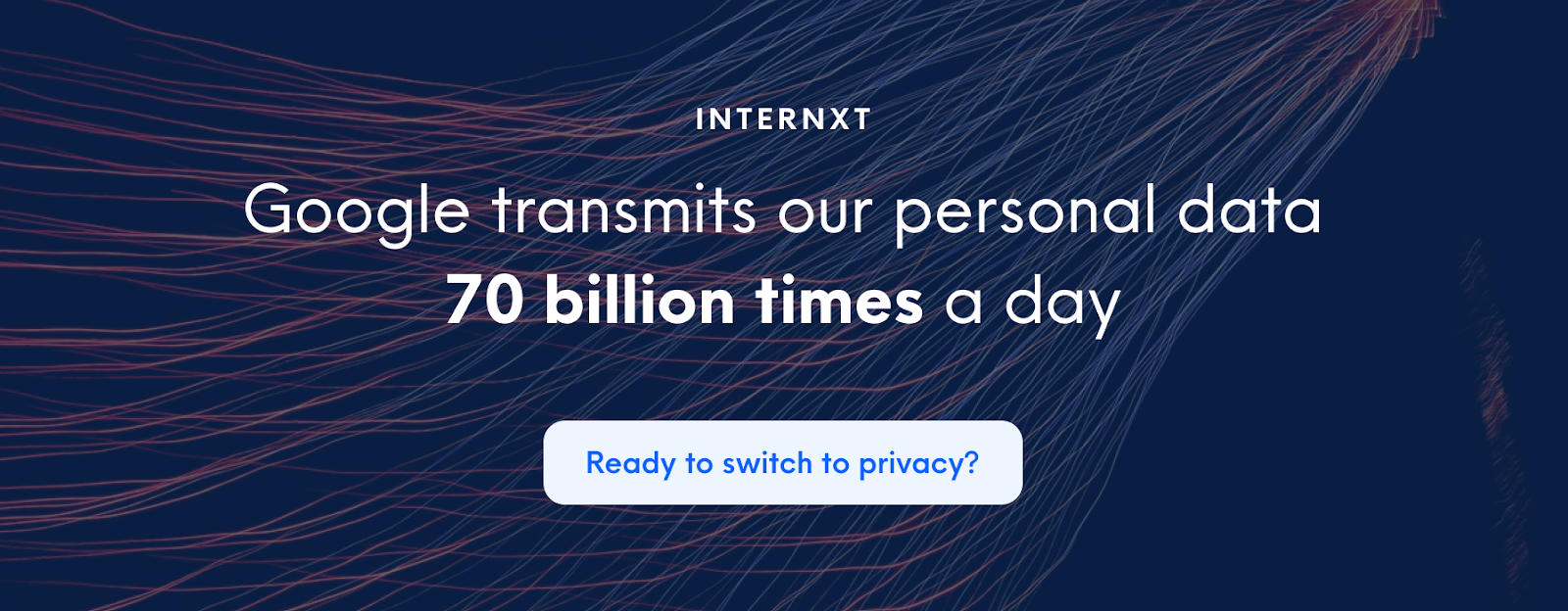 Google transmits our personal data 70 billion times. Choose a private cloud storage.