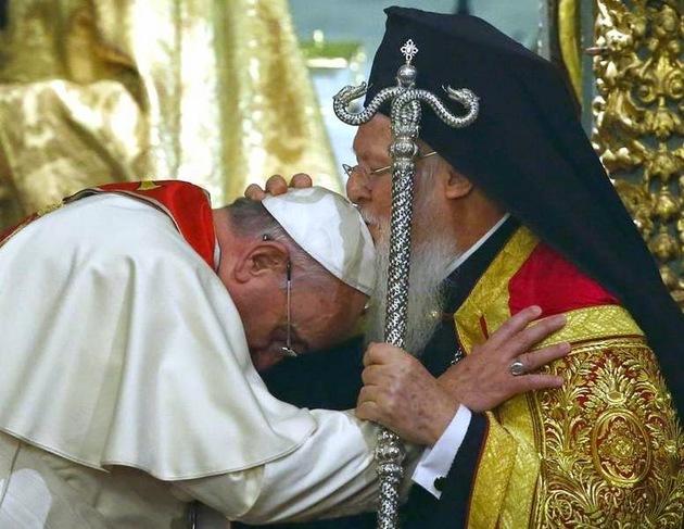 Papa Francisco e Patriarca Bartolomeu I