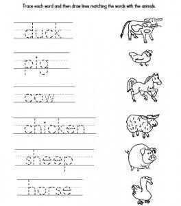 traceable farmer | We also created a fun worksheet containing a matching game. It also ...