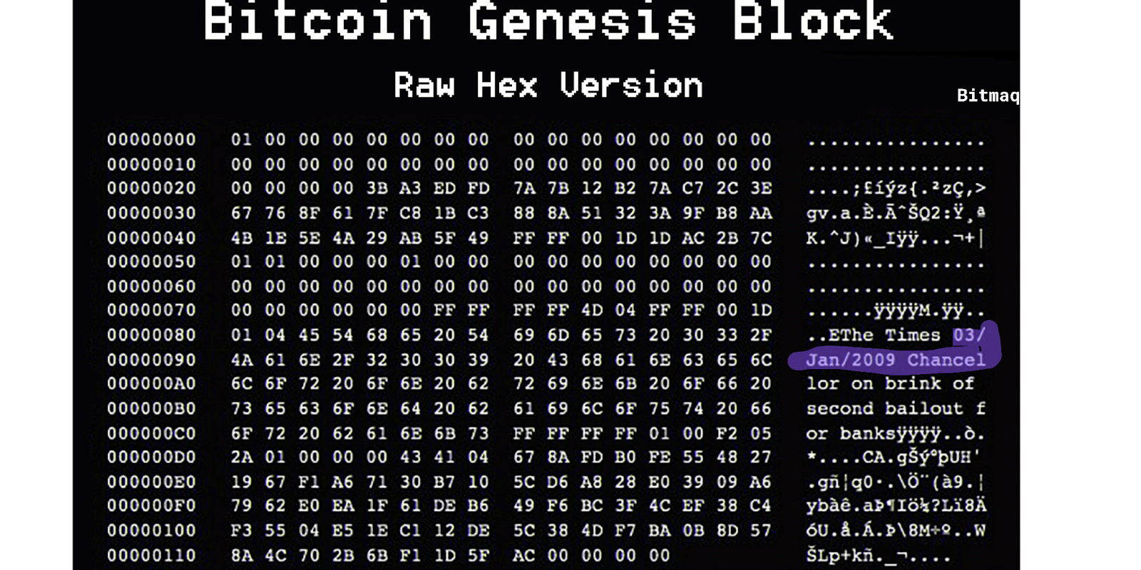 Secret Message in the Genesis Block