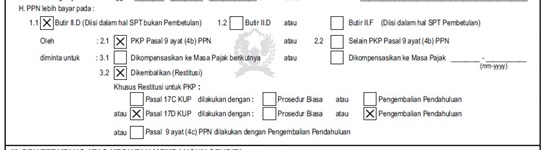 Penadahuluan PPN, restitusi pajak, restitusi pajak adalah